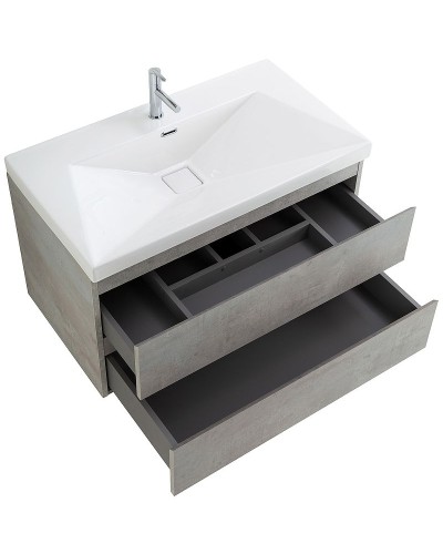 Тумба под раковину Cezares Molveno 80 MOLVENO-80-2C-SO-BET подвесная Beton