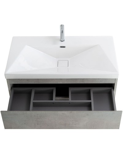 Тумба под раковину Cezares Molveno 80 MOLVENO-80-2C-SO-BET подвесная Beton