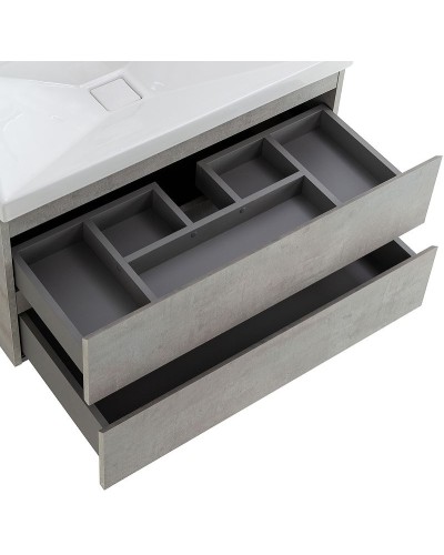 Тумба под раковину Cezares Molveno 80 MOLVENO-80-2C-SO-BET подвесная Beton