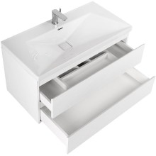 Тумба под раковину Cezares Molveno 80 MOLVENO-80-2C-SO-BG подвесная Bianco Ghiaccio