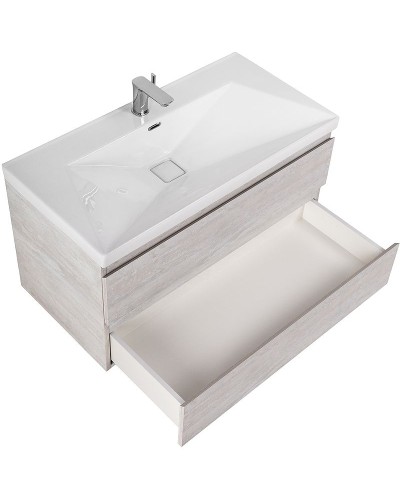 Тумба под раковину Cezares Molveno 80 MOLVENO-80-2C-SO-LB подвесная Legno Bianco