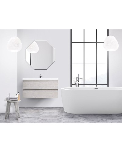 Тумба под раковину Cezares Molveno 80 MOLVENO-80-2C-SO-LB подвесная Legno Bianco