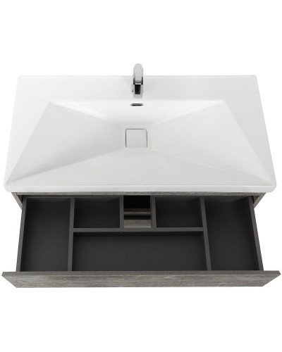 Тумба под раковину Cezares Molveno 80 MOLVENO-80-2C-SO-LG подвесная Legno Grigio