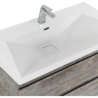 Тумба под раковину Cezares Molveno 80 MOLVENO-80-2C-SO-LG подвесная Legno Grigio