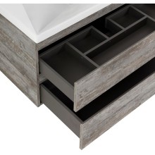 Тумба под раковину Cezares Molveno 80 MOLVENO-80-2C-SO-LG подвесная Legno Grigio