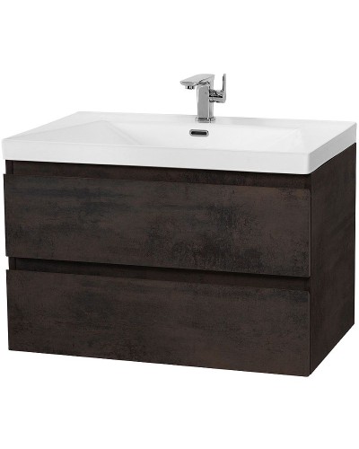 Тумба под раковину Cezares Molveno 80 MOLVENO-80-2C-SO-OSS подвесная Ossido