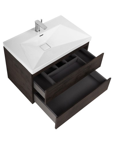 Тумба под раковину Cezares Molveno 80 MOLVENO-80-2C-SO-OSS подвесная Ossido