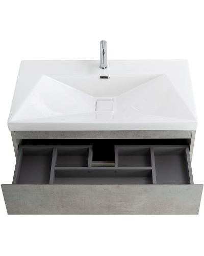 Тумба под раковину Cezares Molveno 90 MOLVENO-90-2C-SO-BET подвесная Beton