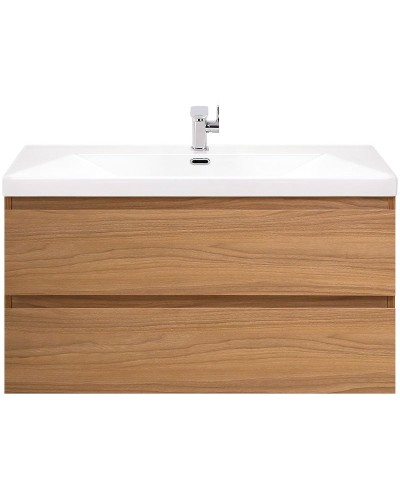 Тумба под раковину Cezares Molveno 90 MOLVENO-90-2C-SO-NC подвесная Noce Chiaro