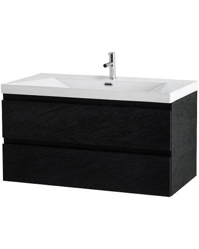 Тумба под раковину Cezares Molveno 90 MOLVENO-90-2C-SO-NR подвесная Nero