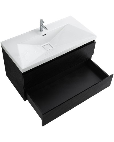 Тумба под раковину Cezares Molveno 90 MOLVENO-90-2C-SO-NR подвесная Nero