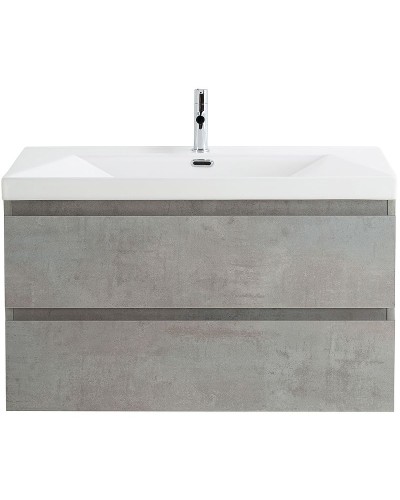 Тумба под раковину Cezares Molveno 100 MOLVENO-100-2C-SO-BET подвесная Beton