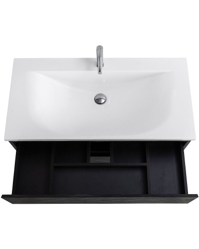 Тумба под раковину Cezares Molveno 100 MOLVENO-100-2C-SO-ANTR подвесная Antracite