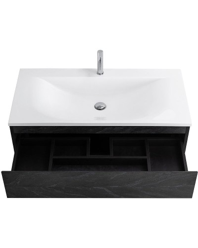 Тумба под раковину Cezares Molveno 100 MOLVENO-100-2C-SO-ANTR подвесная Antracite