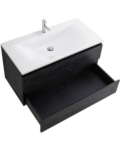Тумба под раковину Cezares Molveno 100 MOLVENO-100-2C-SO-ANTR подвесная Antracite