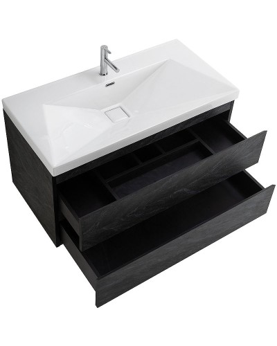 Тумба под раковину Cezares Molveno 100 MOLVENO-100-2C-SO-ANTR подвесная Antracite