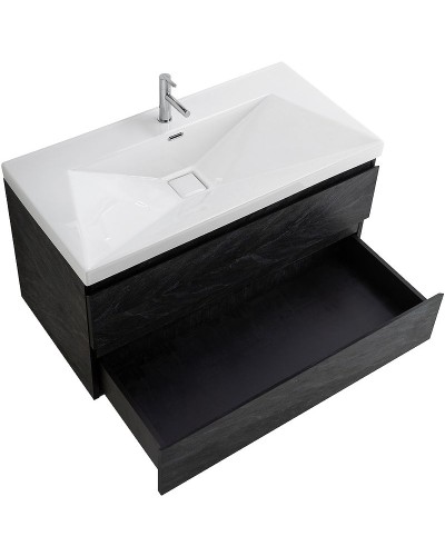 Тумба под раковину Cezares Molveno 100 MOLVENO-100-2C-SO-ANTR подвесная Antracite