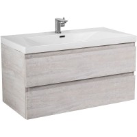 Тумба под раковину Cezares Molveno 100 MOLVENO-100-2C-SO-LB подвесная Legno Bianco