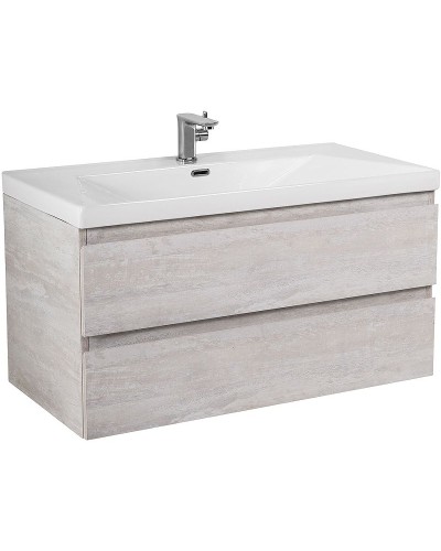 Тумба под раковину Cezares Molveno 100 MOLVENO-100-2C-SO-LB подвесная Legno Bianco