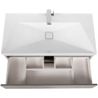 Тумба под раковину Cezares Molveno 100 MOLVENO-100-2C-SO-LB подвесная Legno Bianco