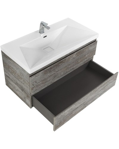 Тумба под раковину Cezares Molveno 100 MOLVENO-100-2C-SO-LG подвесная Legno Grigio