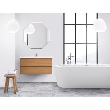 Тумба под раковину Cezares Molveno 100 MOLVENO-100-2C-SO-NC подвесная Noce Chiaro