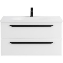 Тумба под раковину Cezares Eco 75 ECO-750-2C-SO-BL подвесная Bianco Lucido