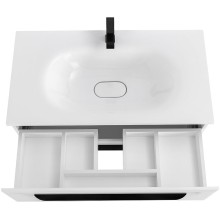 Тумба под раковину Cezares Eco 90 ECO-900-2C-SO-BL подвесная Bianco Lucido