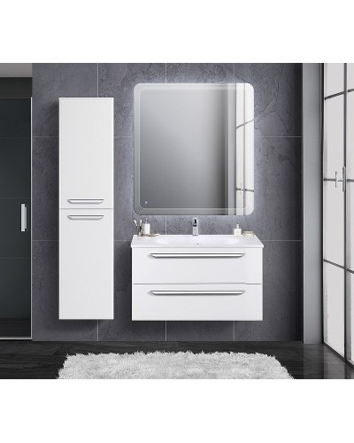 Тумба под раковину Cezares Eco 90 ECO-900-2C-SO-BL подвесная Bianco Lucido