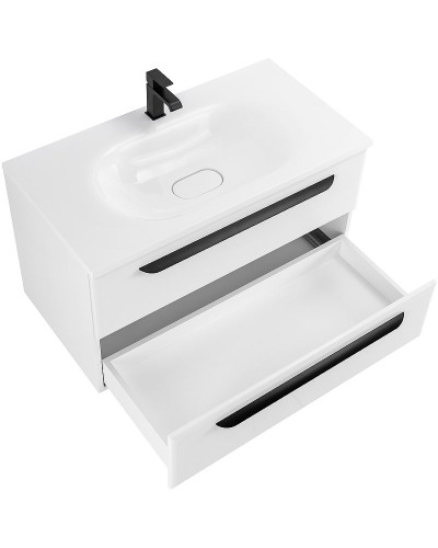 Тумба под раковину Cezares Eco 90 ECO-900-2C-SO-BO подвесная Bianco Opaco