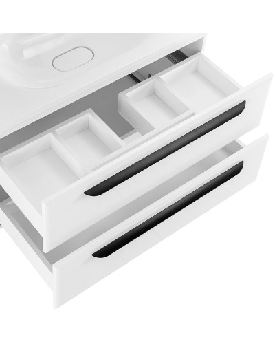 Тумба под раковину Cezares Eco 90 ECO-900-2C-SO-BO подвесная Bianco Opaco