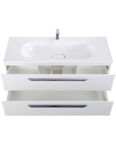 Тумба под раковину Cezares Eco 120 ECO-1200-2C-SO-BO подвесная Bianco Opaco