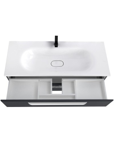 Тумба под раковину Cezares Eco 120 ECO-1200-2C-SO-GR-P подвесная Grafito