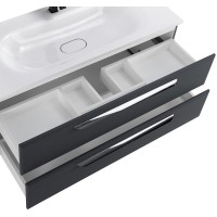 Тумба под раковину Cezares Eco 120 ECO-1200-2C-SO-GR-P подвесная Grafito