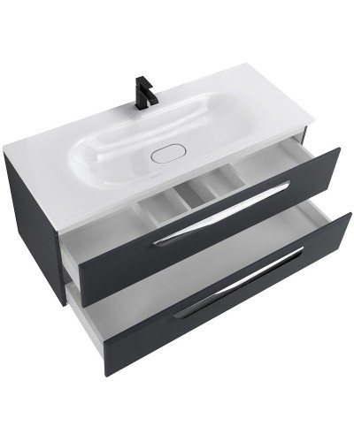 Тумба под раковину Cezares Eco 120 ECO-1200-2C-SO-GR-P подвесная Grafito