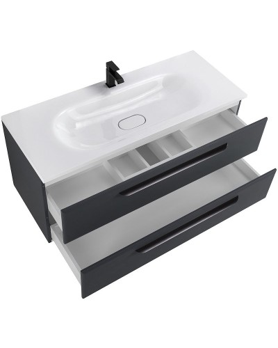 Тумба под раковину Cezares Eco 120 ECO-1200-2C-SO-GR-P подвесная Grafito