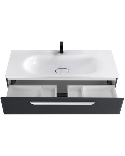 Тумба под раковину Cezares Eco 120 ECO-1200-2C-SO-GR-P подвесная Grafito