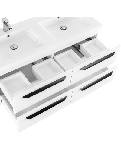 Тумба под раковину Cezares Eco 120 ECO-1200-4C-SO-2-BL подвесная Bianco Lucido