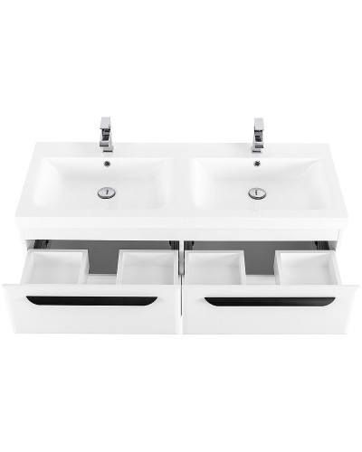 Тумба под раковину Cezares Eco 120 ECO-1200-4C-SO-2-BO подвесная Bianco Opaco