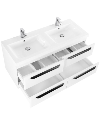 Тумба под раковину Cezares Eco 120 ECO-1200-4C-SO-2-BO подвесная Bianco Opaco