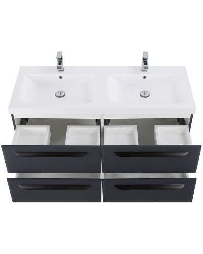 Тумба под раковину Cezares Eco 120 ECO-1200-4C-SO-2-GR-P подвесная Grafito