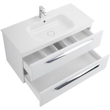 Тумба под раковину Cezares Eco-Cer 80 ECO-CER-800-2C-SO-BL подвесная Bianco Lucido