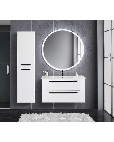 Тумба под раковину Cezares Eco-Cer 80 ECO-CER-800-2C-SO-BO подвесная Bianco Opaco