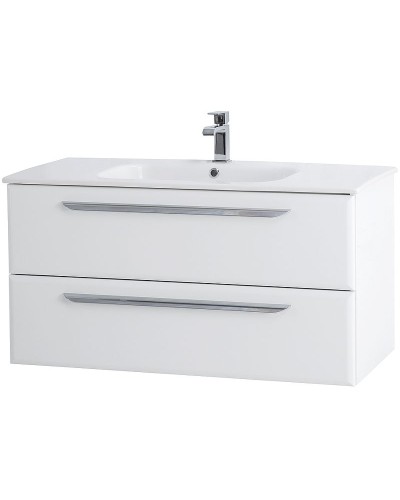 Тумба под раковину Cezares Eco-Cer 100 ECO-CER-1000-2C-SO-BL подвесная Bianco Lucido