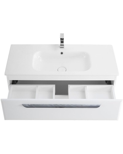 Тумба под раковину Cezares Eco-Cer 100 ECO-CER-1000-2C-SO-BL подвесная Bianco Lucido