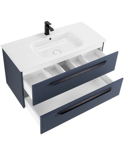 Тумба под раковину Cezares Eco-Cer 80 ECO-CER-800-2C-SO-GR-P подвесная Grafito