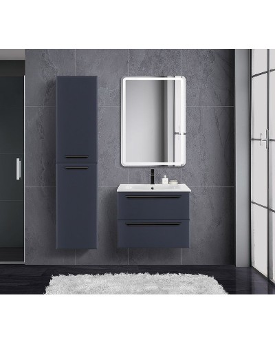 Тумба под раковину Cezares Eco-Cer 60 ECO-CER-600-2C-SO-GR-P подвесная Grafito