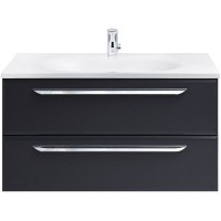 Тумба под раковину Cezares Eco 90 ECO-900-2C-SO-GR-P подвесная Grafito