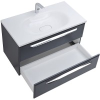 Тумба под раковину Cezares Eco 90 ECO-900-2C-SO-GR-P подвесная Grafito