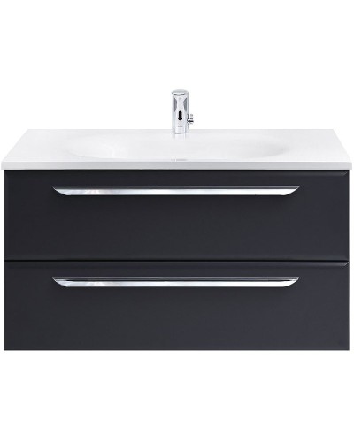 Тумба под раковину Cezares Eco 75 ECO-750-2C-SO-GR-P подвесная Grafito